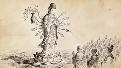 Visual depiction of Guanyin