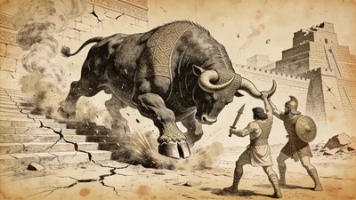 Visual depiction of Gugalanna