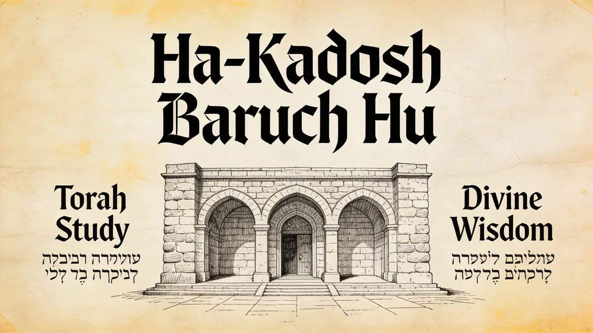 Visual depiction of Ha-Kadosh Baruch Hu