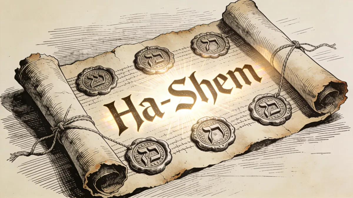 Visual depiction of Ha-Shem