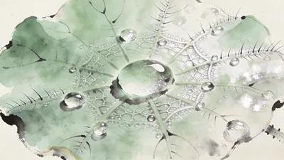 Visual depiction of A lotus leaf surface at micro scale