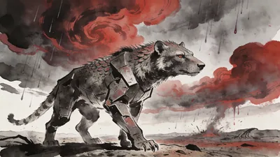 Visual depiction of The Permian mass extinction sky
