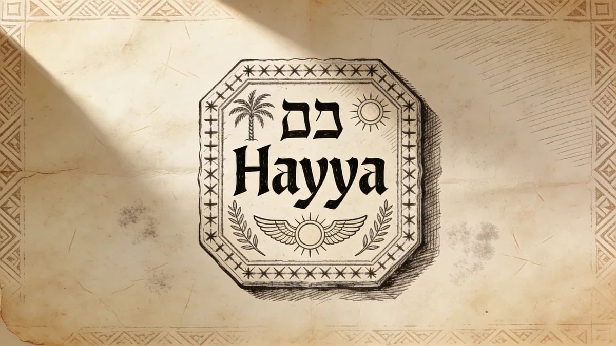 Visual depiction of Hayya