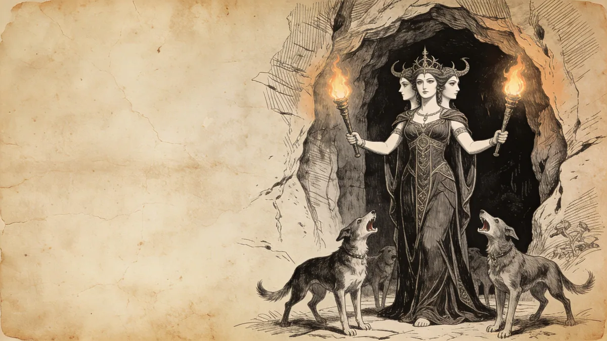 Visual depiction of Hekate Chthonia