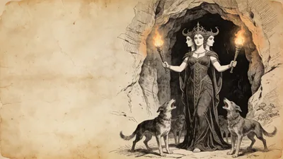 Visual depiction of Hekate Chthonia