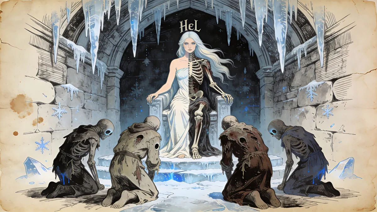 Visual depiction of Hel