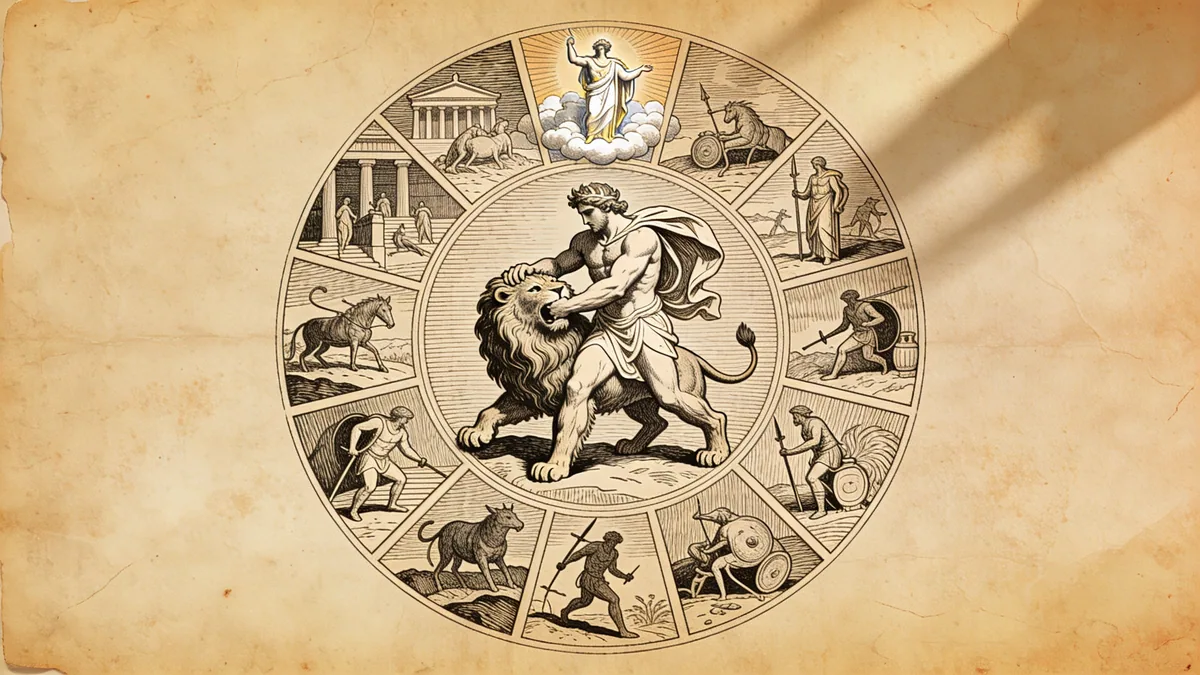Visual depiction of Heracles