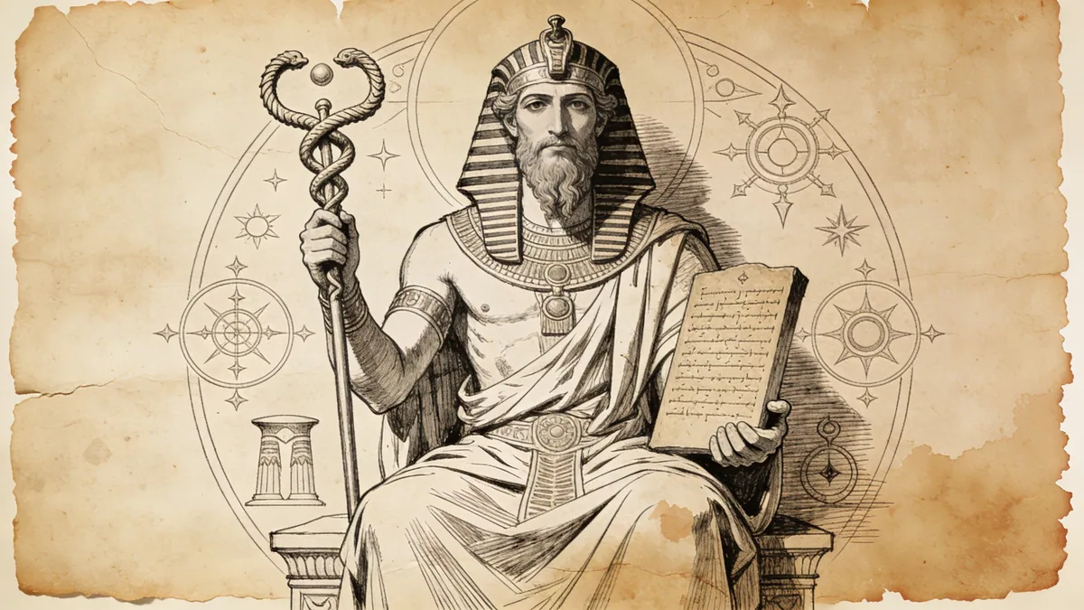 Visual depiction of Hermes Trismegistus