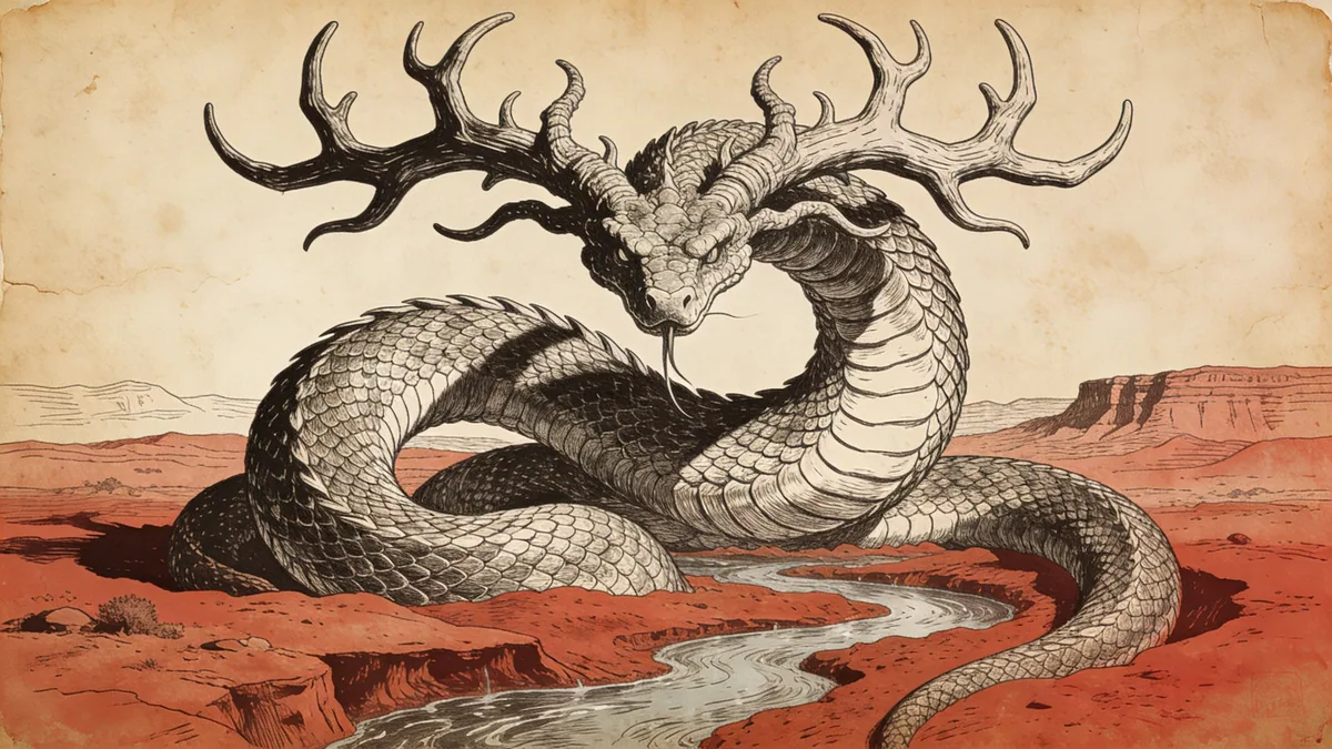 Visual depiction of Horned Serpent
