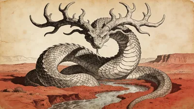 Visual depiction of Horned Serpent