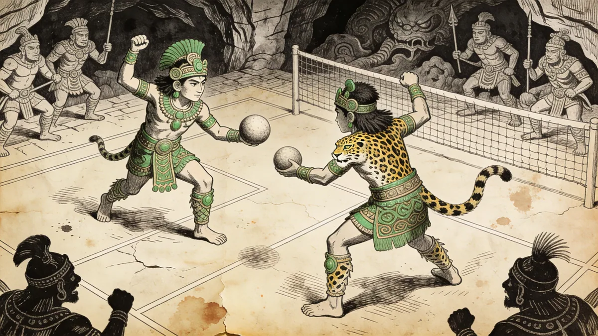 Visual depiction of Hunahpu and Xbalanque