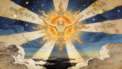 Visual depiction of Hvare-khshaeta