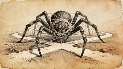 Visual depiction of Iktomi