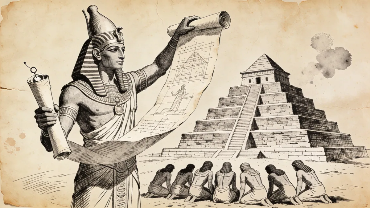 Visual depiction of Imhotep