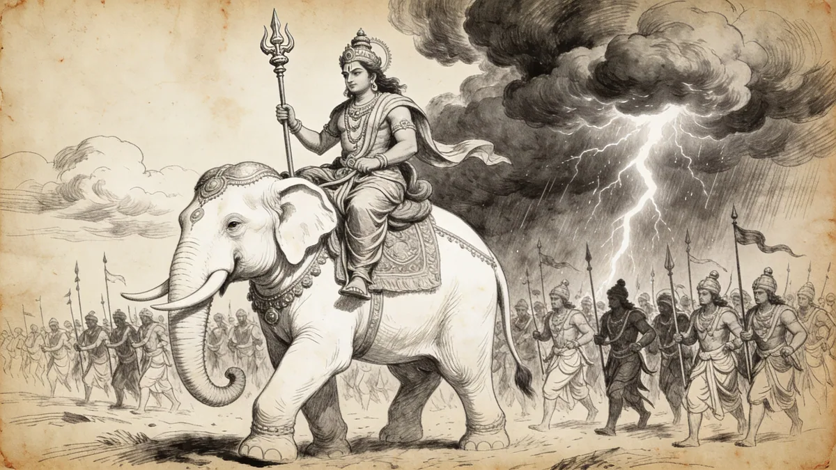 Visual depiction of Indra