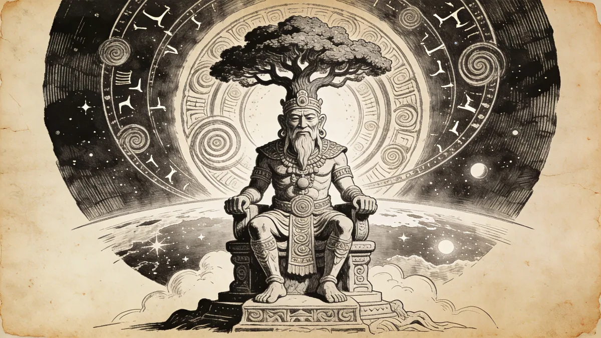 Visual depiction of Itzamna
