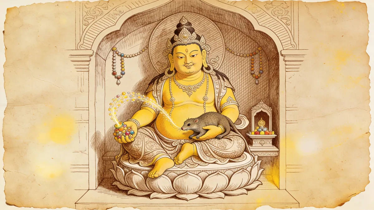 Visual depiction of Jambhala