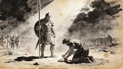 Visual depiction of Joshua 5