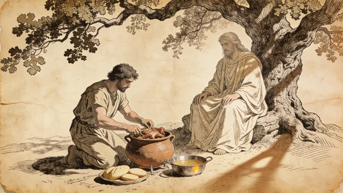 Visual depiction of Judges 6