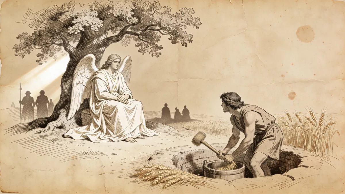 Visual depiction of Judges 6
