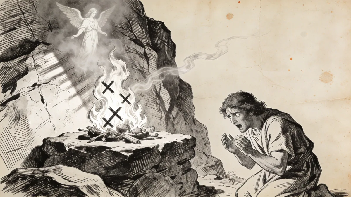 Visual depiction of Judges 6