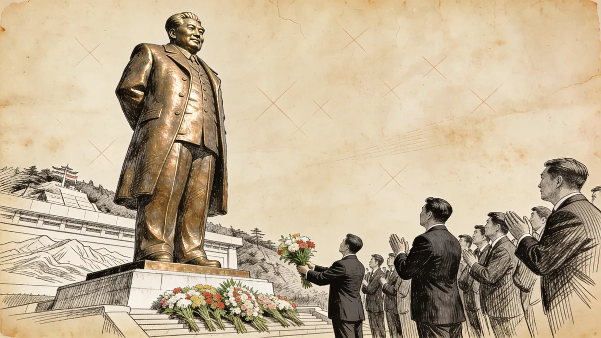 Visual depiction of Kim Il-sung