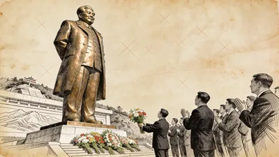 Visual depiction of Kim Il-sung