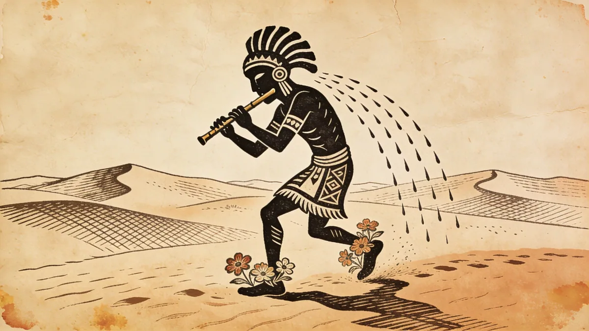 Visual depiction of Kokopelli