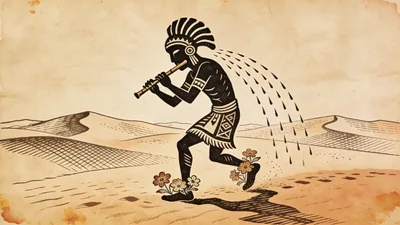 Visual depiction of Kokopelli