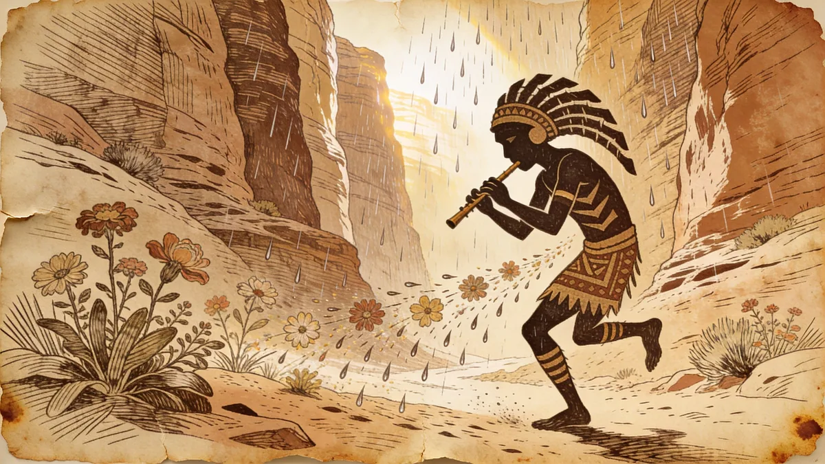 Visual depiction of Kokopelli