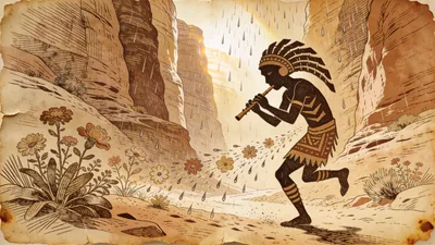 Visual depiction of Kokopelli