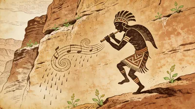 Visual depiction of Kokopelli