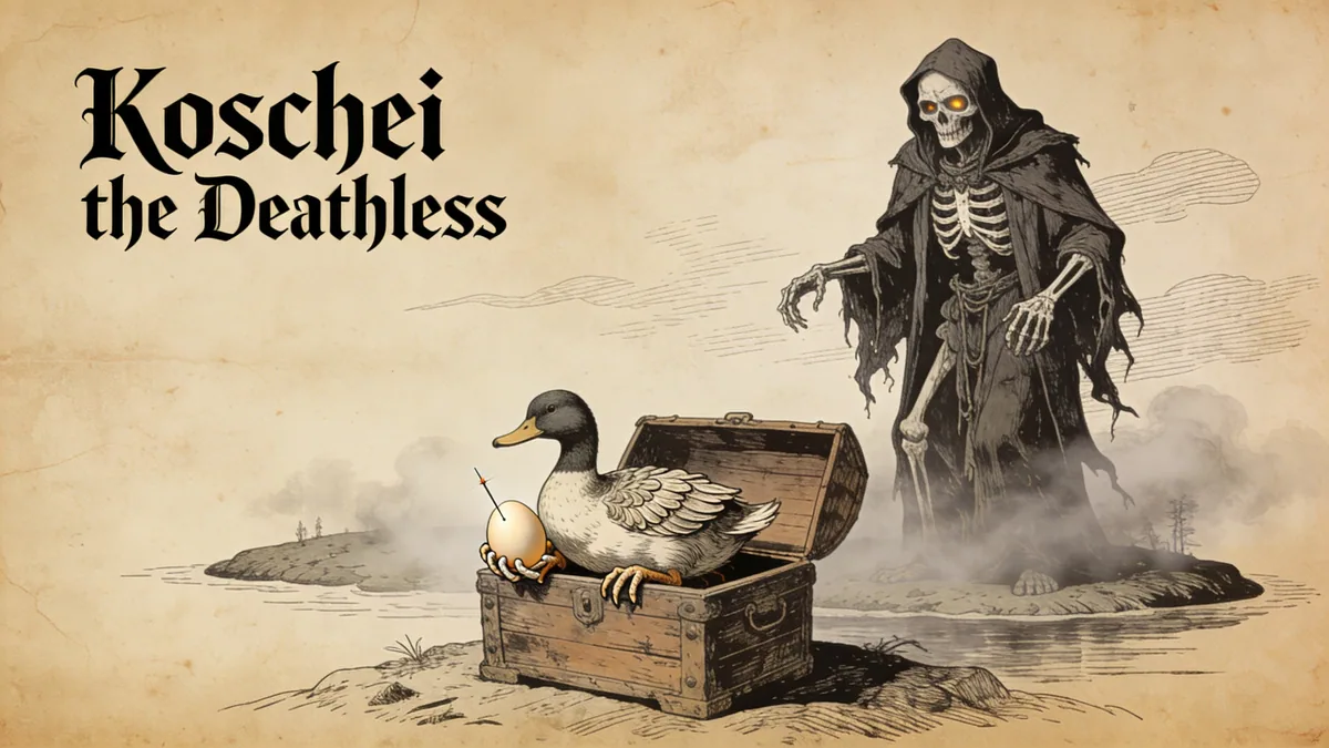 Visual depiction of Koschei the Deathless