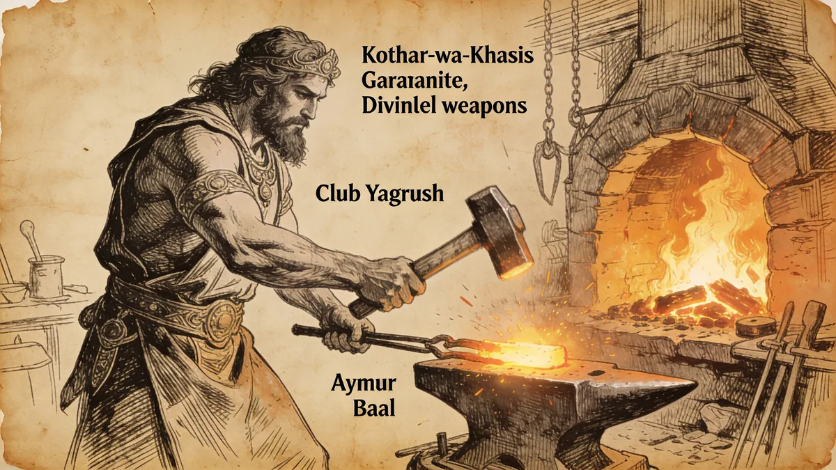 Visual depiction of Kothar-wa-Khasis