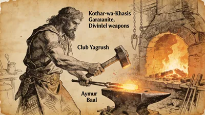 Visual depiction of Kothar-wa-Khasis