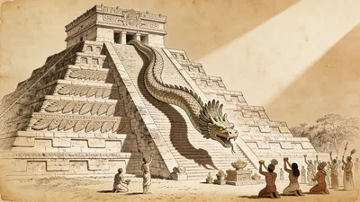 Visual depiction of Kukulcan