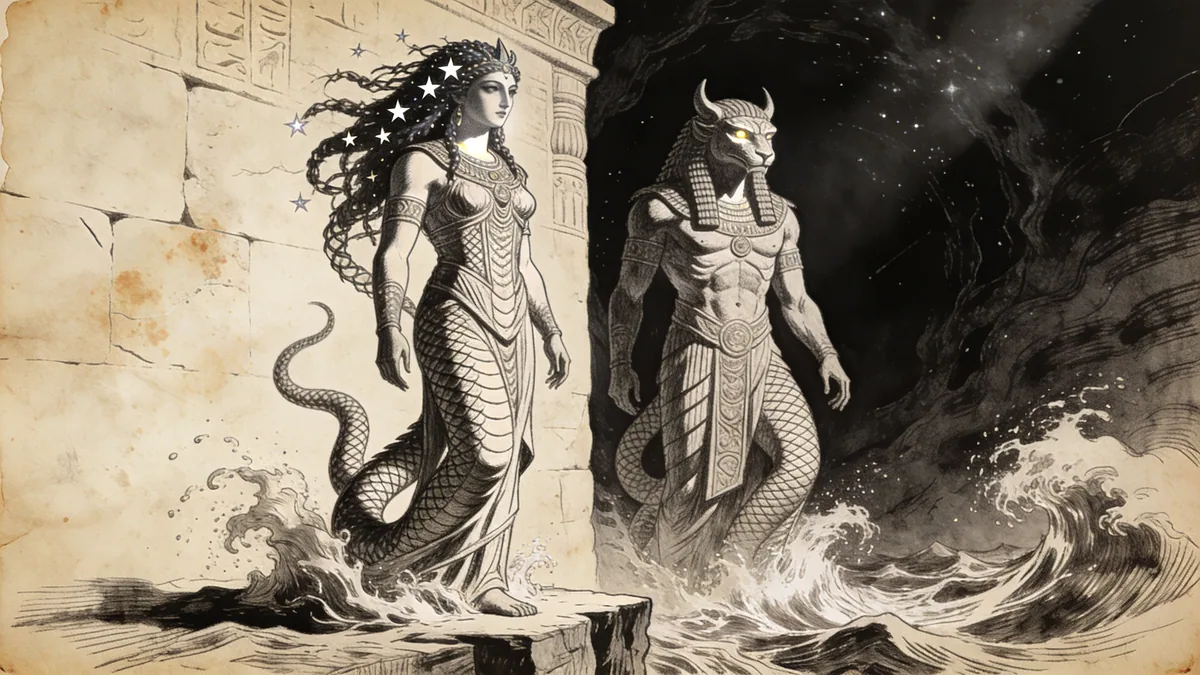 Visual depiction of Lahamu