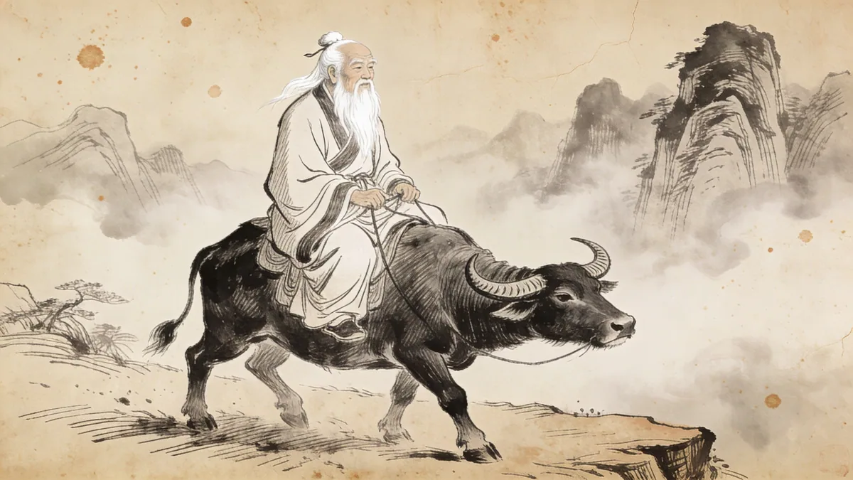Visual depiction of Laozi