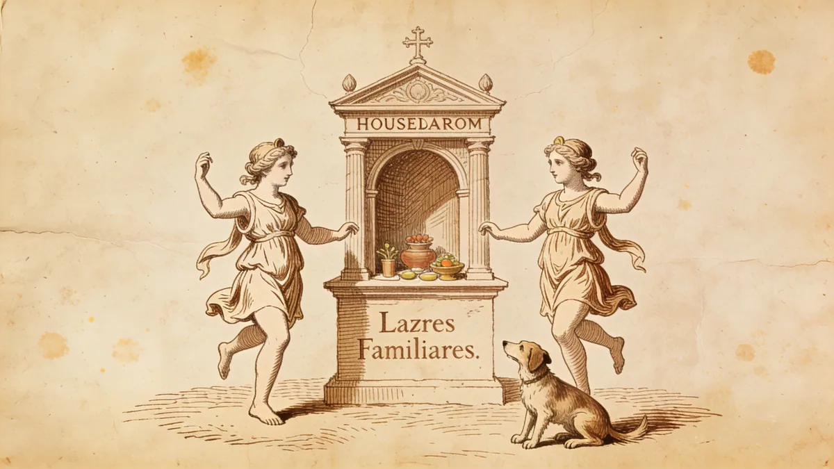 Visual depiction of Lares Familiares