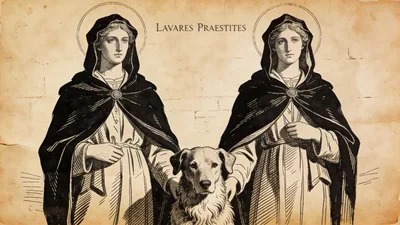 Visual depiction of Lares Praestites