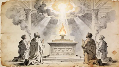 Visual depiction of Leviticus 9