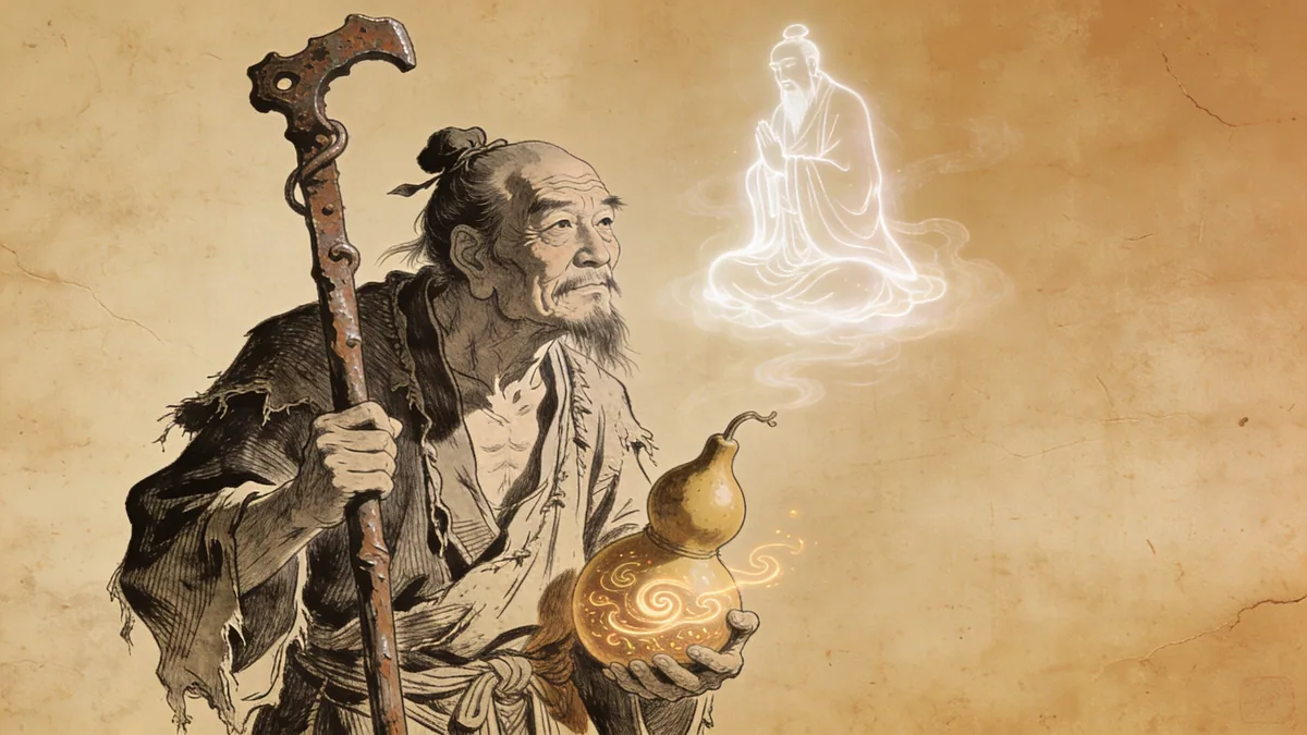 Visual depiction of Li Tieguai