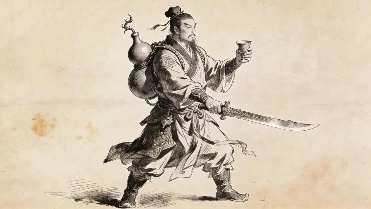 Visual depiction of Lu Dongbin