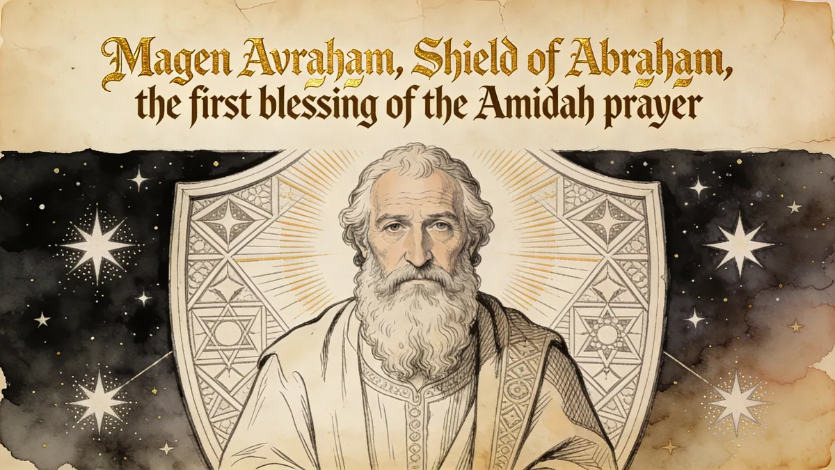 Visual depiction of Magen Avraham