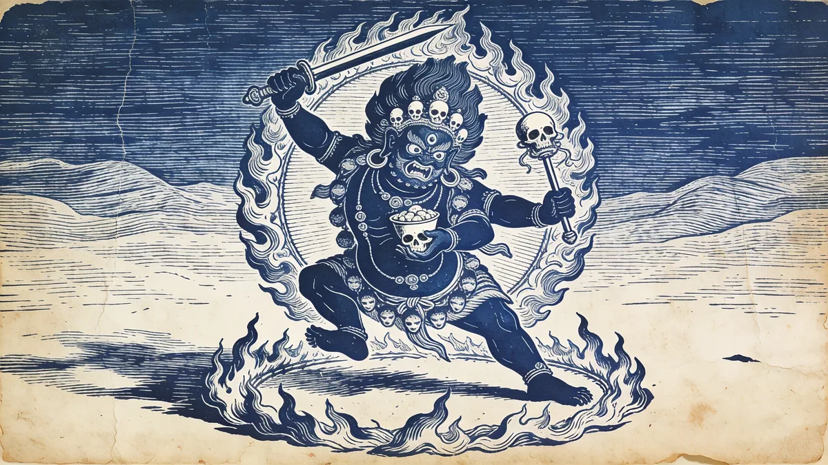 Visual depiction of Mahakala