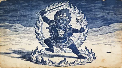 Visual depiction of Mahakala