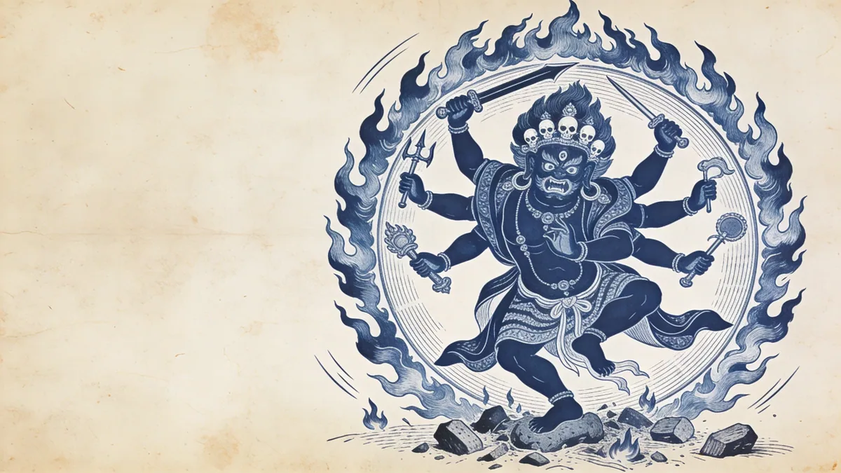 Visual depiction of Mahakala