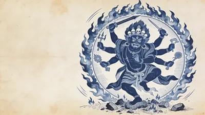 Visual depiction of Mahakala