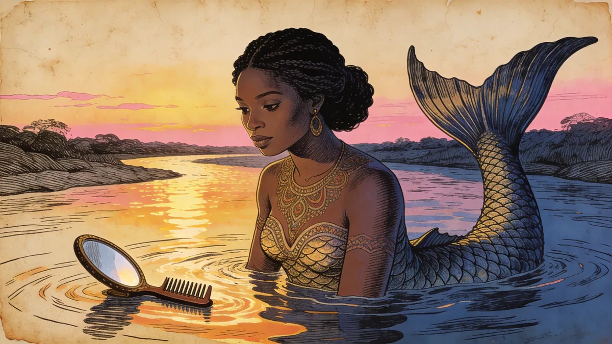 Visual depiction of Mami Wata