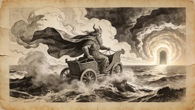 Visual depiction of Manannán mac Lir